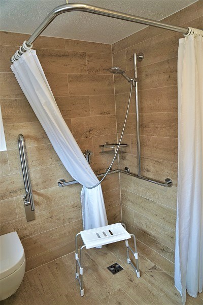 barrierefreie Dusche